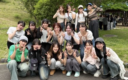 親睦会でBBQ❤ﾄｰﾀﾙﾋﾞｭｰﾃｨ学科編❤