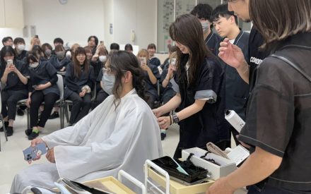 特別授業のモデルを先生が?!