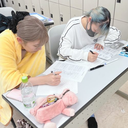 テスト対策座学風景
