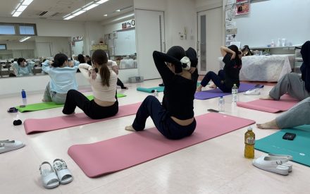 ２年生初ピラティスレッスン♪